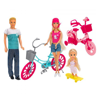 Olly Love Family Οικογένεια Με Ποδήλατα και Αξεσουάρ (40845)