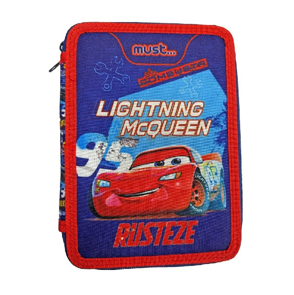 Cars Lightning McQueen Κασετίνα Διπλή Γεμάτη (000563591)