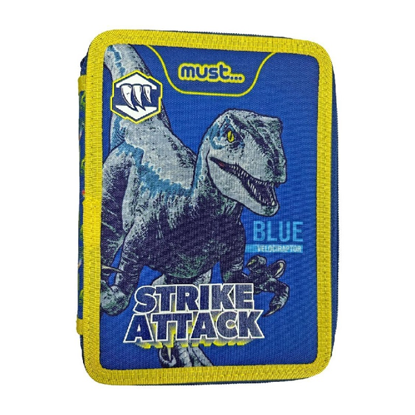 Jurassic World Κασετίνα Διπλή Γεμάτη Strike Attack (000570925)