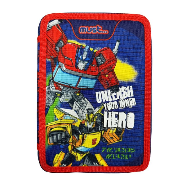 Transformers Κασετίνα Διπλή Γεμάτη Unleash Your Inner Hero (000483248)