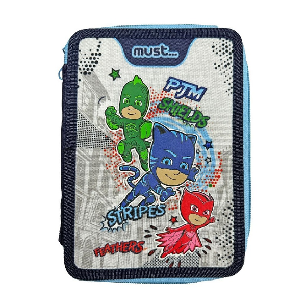 Pj Masks Κασετίνα Διπλή Γεμάτη Anyone Can Be A Hero (000484277)