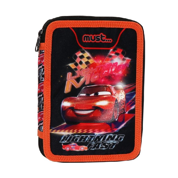 Cars Lightning McQueen Κασετίνα Διπλή Γεμάτη (000563490)