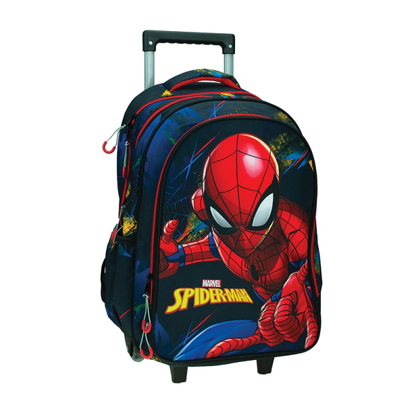 Spiderman Trolley Δημοτικού Blue Net (337-04074)