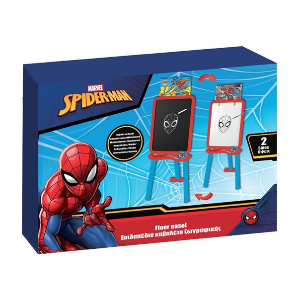 Spiderman Επιδαπέδιο Καβαλέτο Ζωγραφικής 2 Όψεων (000508245)