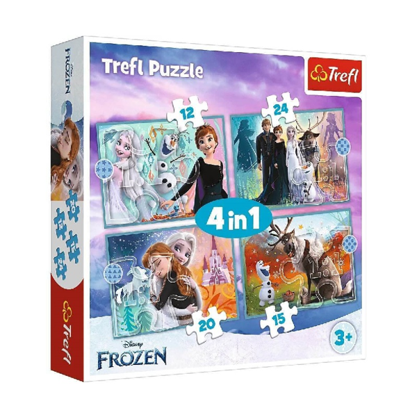 Trefl Puzzle 4in1 Frozen (34381)
