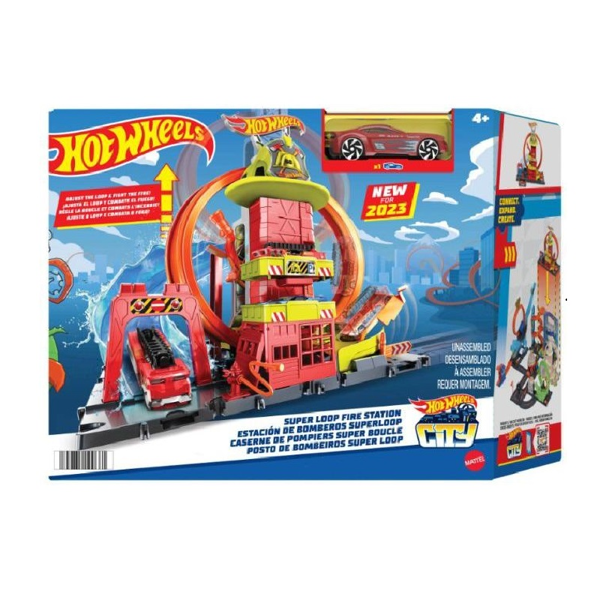 Hot Wheels City Πυροσβεστικός Σταθμός (HKX41)