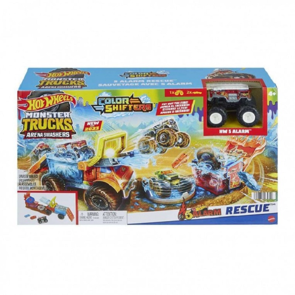 Hot Wheels Monster Trucks Color Shifters 5Alarm Resque (HPN73)α