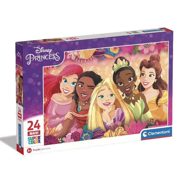 Clementoni Puzzle Supercolor Maxi 24τεμ Disney Princess (1200-24241)