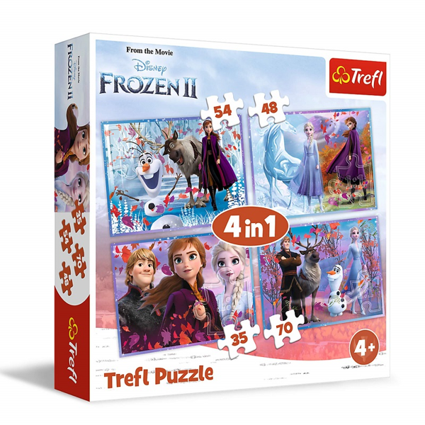 Trefl Puzzle 4in1 Frozen II (34323)