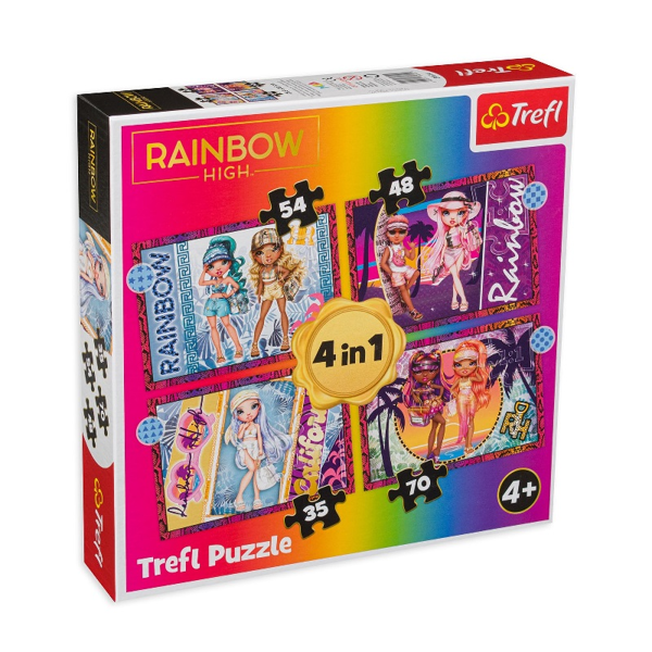 Trefl Puzzle 4in1 Rainbow High (34614)