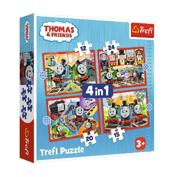 Trefl Puzzle 4in1 Thomas & Friends (34619)