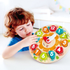 Hape Happy Puzzles Ξύλινο Παζλ Chunky Clock (E1622)