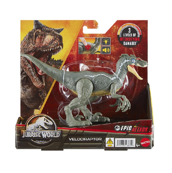 Jurassic World Epic Attack Velociraptor (HNC11)