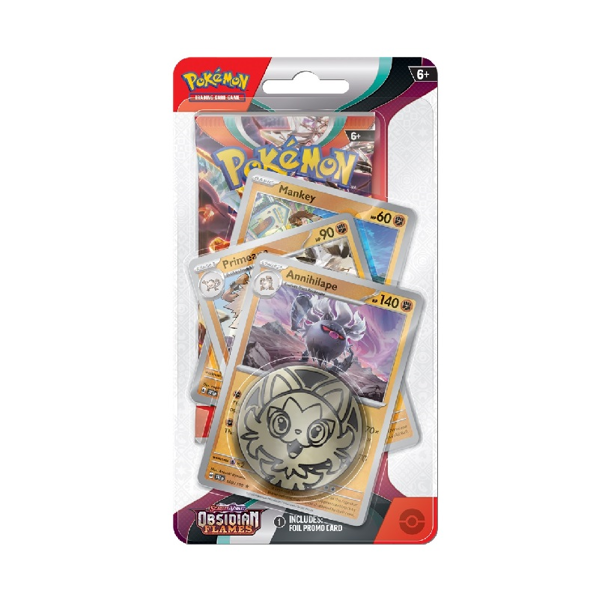 Pokemon Trading Card Game Σετ Booster Pack Με 3 Συλλεκτικές Κάρτες & Coin (85386)