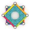 Geomag Glitter Σετ 22τεμ Με Θήκη Αποθήκευσης (534)