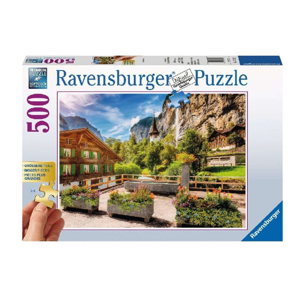 Ravensburger Puzzle 500τεμ Bigger Pieces Lauterbrunnen (13712)