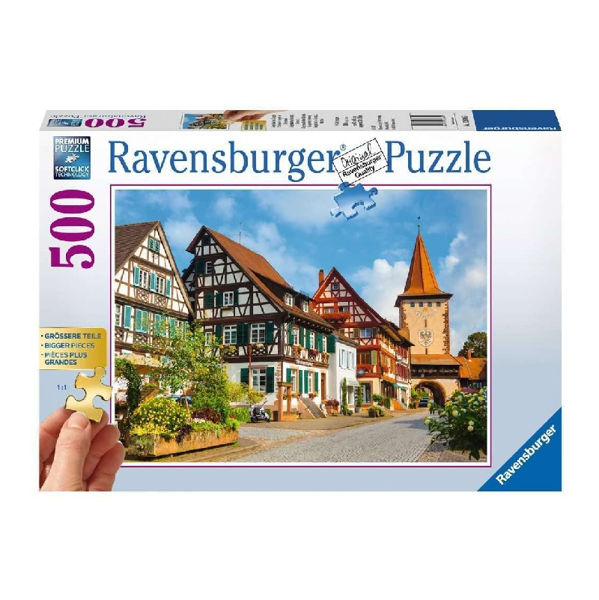 Ravensburger Puzzle 500τεμ Bigger Pieces Gengenbach Germany (13686)