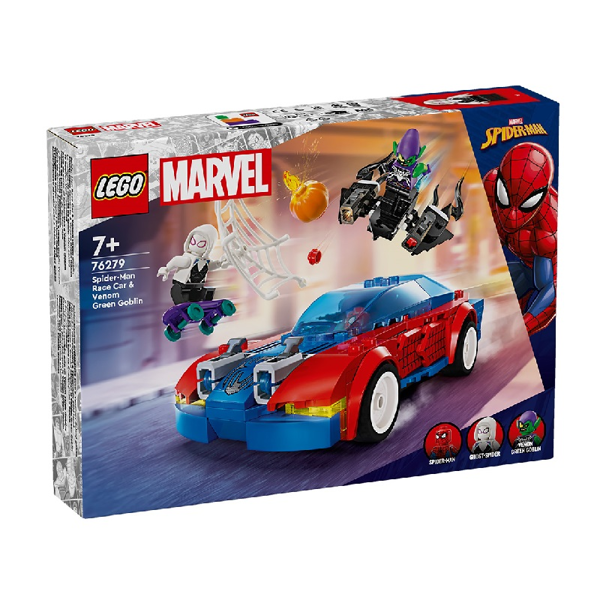 Lego Super Heroes Spiderman Race Car & Venom Green Goblin (76279)