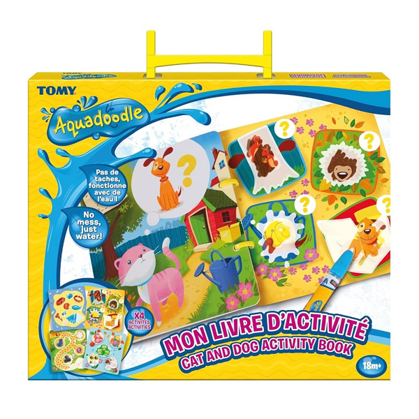 Tomy Aquadoodle Cat & Dog Activity Book (E73266)