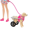 Barbie Βόλτα Με Σκυλάκι Σε Αναπηρικό Αμαξίδιο (HTK37)