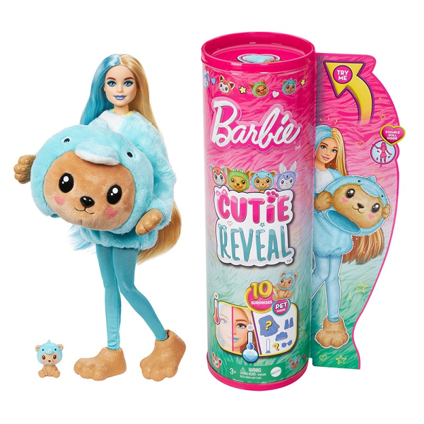 Barbie Cutie Reveal Αρκουδάκι Δελφίνι (HRK25)