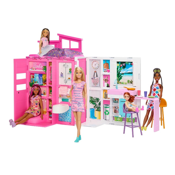 Barbie Gateaway House Σπιτάκι-Βαλιτσάκι (HRJ76)