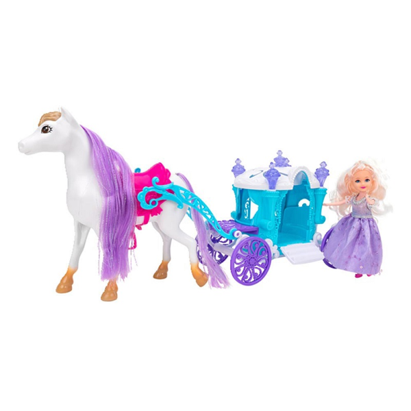 Cami Princess Κούκλα Με Άλογο & Άμαξα (40799)