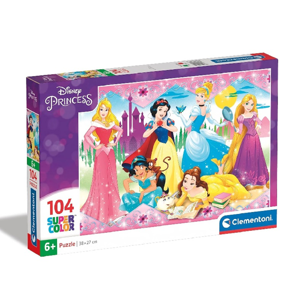 Clementoni Puzzle Supercolor 104τεμ Disney Princess (1210-27086)