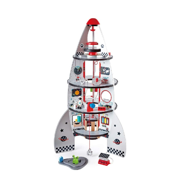 Hape Four Stage Rocket Ship (E3021)