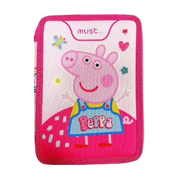 Peppa Pig Κασετίνα Διπλή Γεμάτη (000482742)