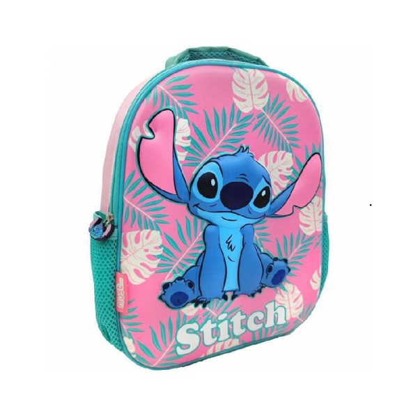 Stitch 3D Σακίδιο Νηπίου Με 1 Θήκη (000564371)a