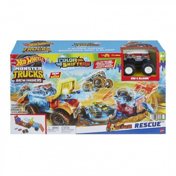 Hot Wheels Monster Trucks Color Shifters 5Alarm Resque (HPN73)