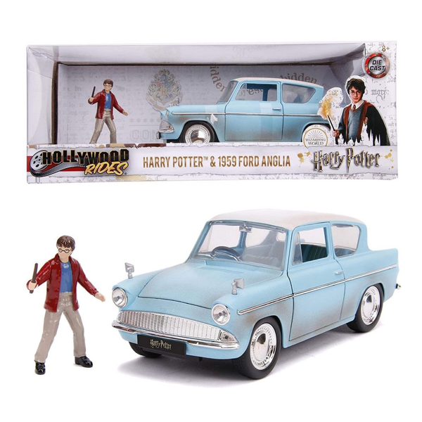 Jada Harry Potter & 1959 Ford Anglia 1:24 Με Φιγούρα (318-5002)