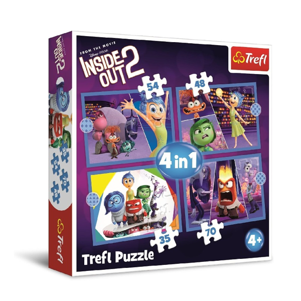 Trefl Puzzle 4in1 Inside Out 2 (34652)
