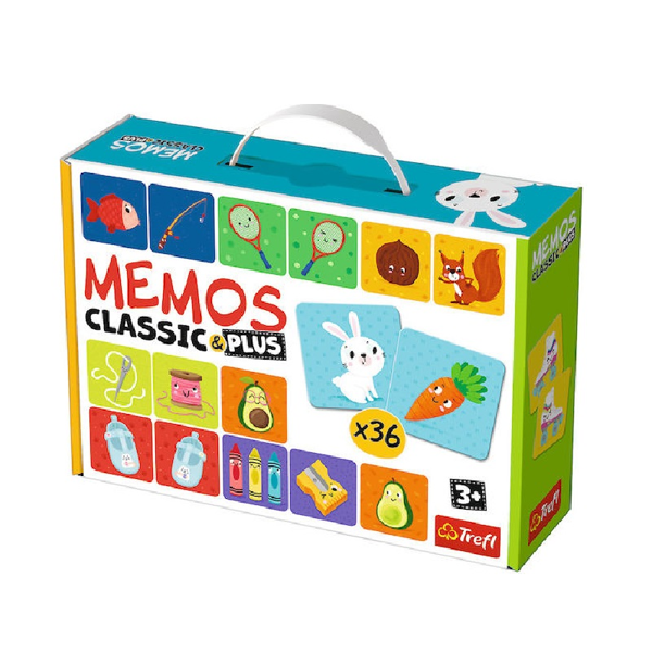 Trefl Παιχνίδι Μνήμης Classic & Plus (02272)