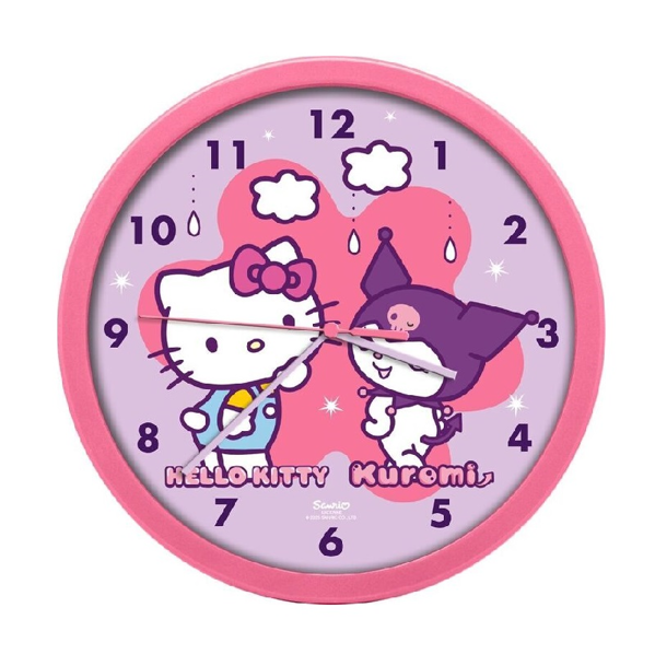 Hello Kitty & Kuromi Ρολόι Τοίχου (HK50199)