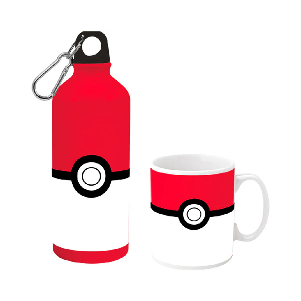 Pokemon Aluminum Bottle & Ceramic Mug Set (PK00022)