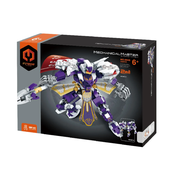 Mechanical Master Ninja Robot Purple 2 In 1 (6846)