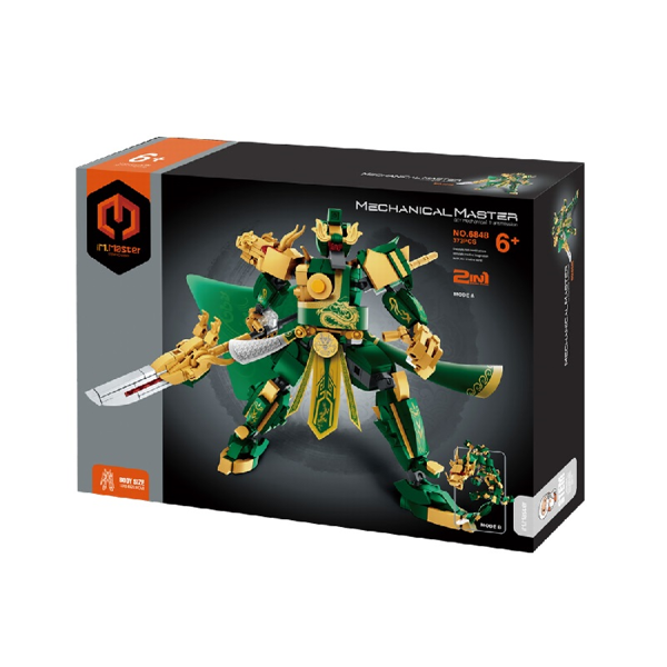 Mechanical Master Ninja Robot Green 2 In 1 (6848)