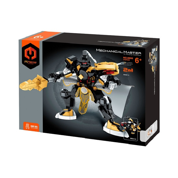 Mechanical Master Ninja Robot Black 2 In 1 (6850)