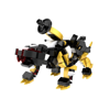 Mechanical Master Ninja Robot Black 2 In 1 (6850)