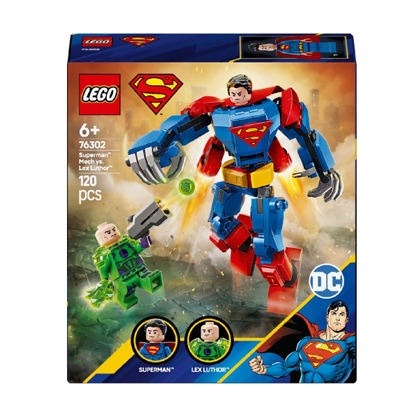 Lego Super Heroes Superman Mech Vs Lex Luthor (76302)