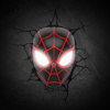 Miles Morales Face Mask 3D Light (89759)