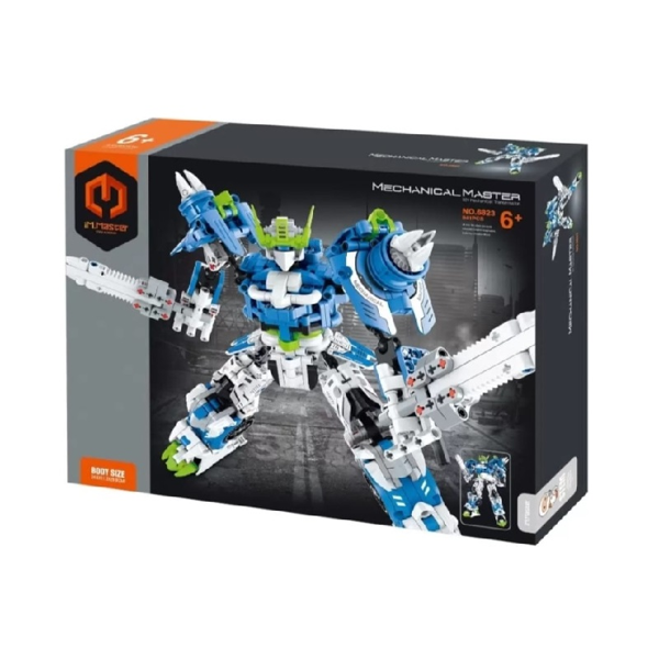 Mechanical Master Ninja Robot Fighter Blue (6823)