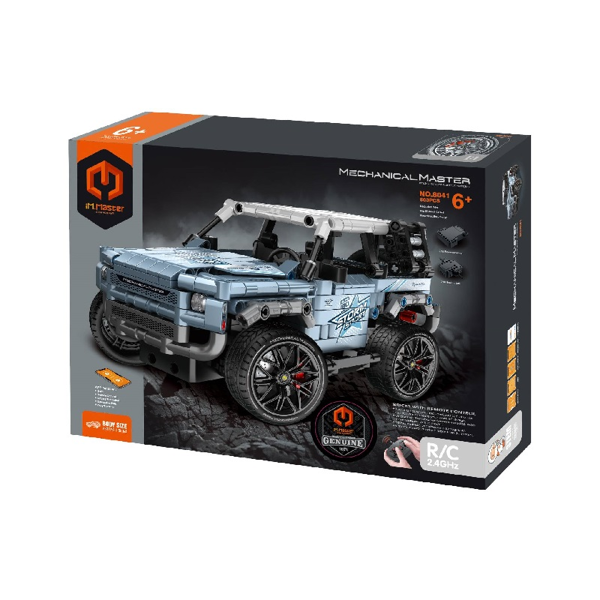 Mechanical Master RC Jeep Αυτοκίνητο Γαλάζιο 2 in 1 (8041)
