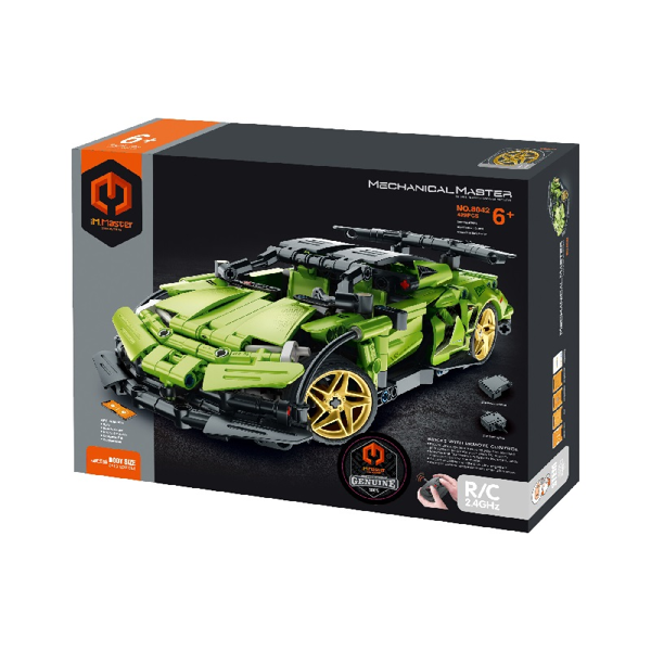 Mechanical Master RC Αγωνιστικό Αυτοκίνητο Πράσινο 2 in 1 (8042)