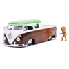 Jada Guardians Of The Galaxy Groot & 1963 Volkswagen Bus Pickup (322-5013)