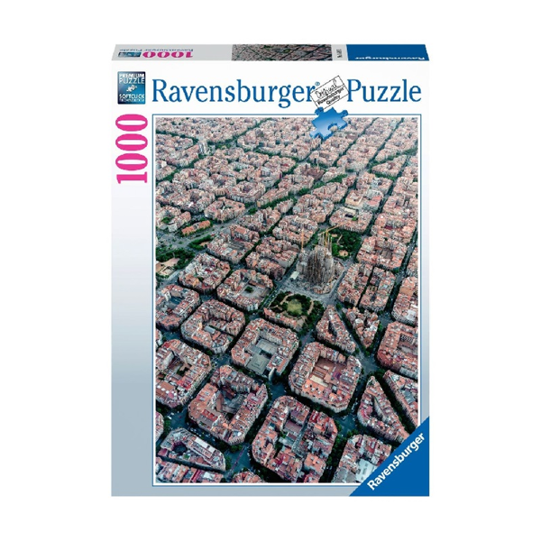 Ravensburger Puzzle 1000τεμ Barcelona From Above (15187)