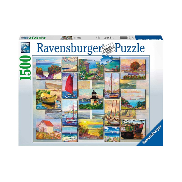 Ravensburger Puzzle 1500τεμ Coastal Collage (16820)