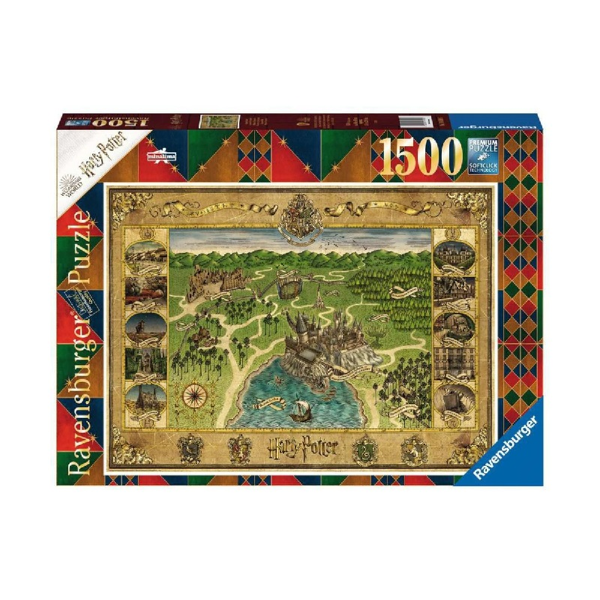 Ravensburger Puzzle 1500τεμ Hogwarts Map (16599)